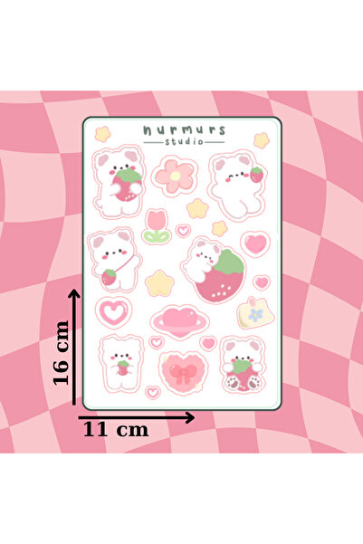 Nurmurs tatlı ayıcıklar  Laptop Tablet Telefon Planner - Ajanda - Bullet Jour...