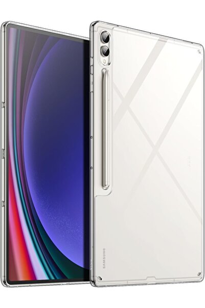 Rivor Samsung Galaxy Tab S8/S9 Ultra /SM-X900/ SM-X910 Kılıf Sararmaz Transpa...