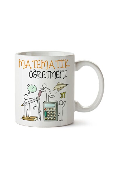 MET DESİGN Math Teacher Special Mug (7) Special Mug for Teacher's Day