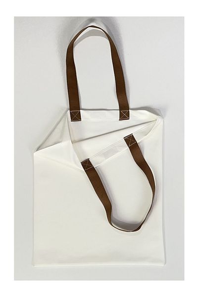 Hulganz Giraffe Tan Handle Printed Tote Bag - 33x40cm