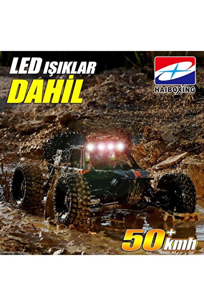 HAIBOXING RC 1/12 905 Twister 50+ KM/H Sürat 4X4 Uzaktan Kumandalı RC Model Araba RTR Elektrikli 4WD