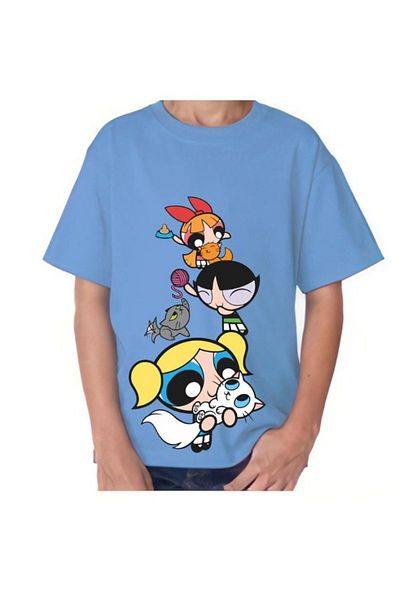 Evomind 1 tricou este un cadou pentru achiziții de 5 și mai sus în coș - Tricou pentru copii cu imprimeu Powerpuff Girls