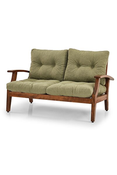 YASÜ Balkon Bahçe Teras Uzanma Koltuğu Ahşap Ikili Berjer Koltuk Kanepe Sanda...