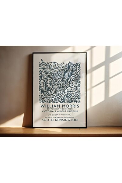 Linacci Artistic Modern Glass Poster Painting Set with Single Thin Metal Frame