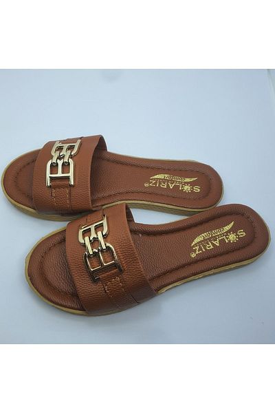 NewOneMall NewMallOne Women's White Daily Slippers Stylish Comfortable Buckle Home Sea Beach Guest Dowry Slippers