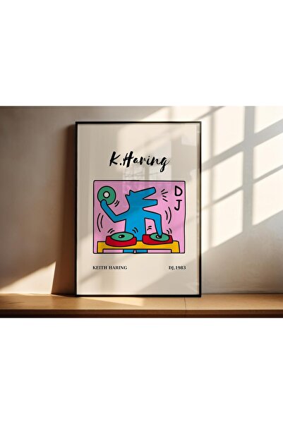 Linacci Single Black Thin Framed Vivid Colors Poster Painting Set With Poster Glass