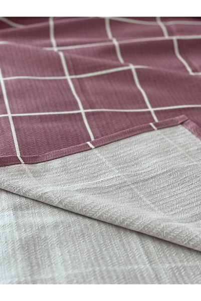 Shopiole Pink Dried Rose Double Cotton Pique - 200cm x 220cm