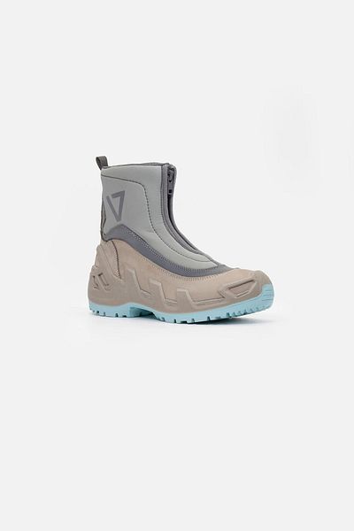 Vaneda 1000 V-CLUTCH URBAN DIGITAL NUBUCK حذاء نسائي رمادي فاتح