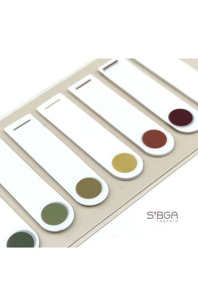 sibga tasarım Transparent Colored Postit Post-it Post ItBookmark Bookmark Postit Sticker Note Paper 200 Sheets