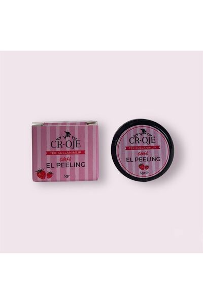 CROJE KALICI OJE Besleyici Arındırıcı Nemlendirici Çilek Özlü El Peelingi (3GR)