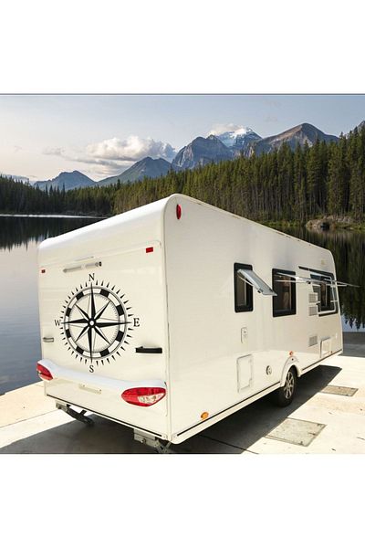 EGA Caravan Compass Sticker