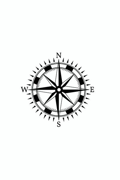 EGA Caravan Compass Sticker