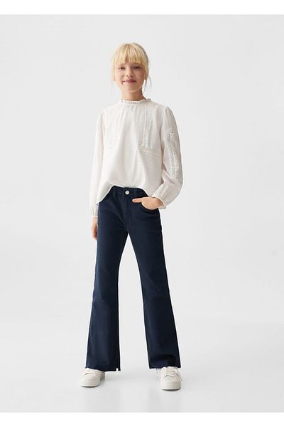 MANGO Kids Τζιν με σχισμή φαρδιά