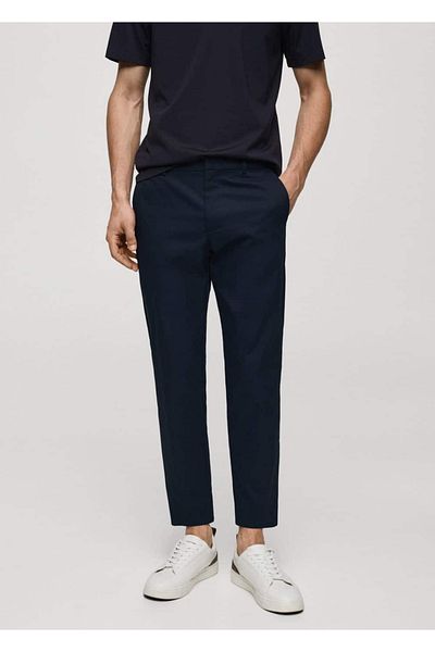 MANGO Man Skinny-Fitting Technical Fabric Trousers