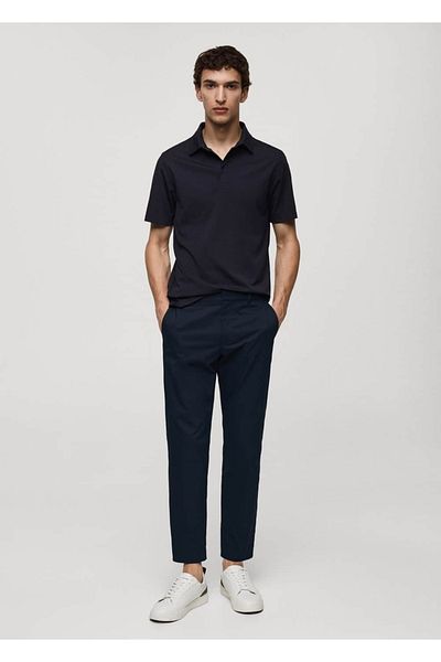 MANGO Man Skinny-Fitting Technical Fabric Trousers