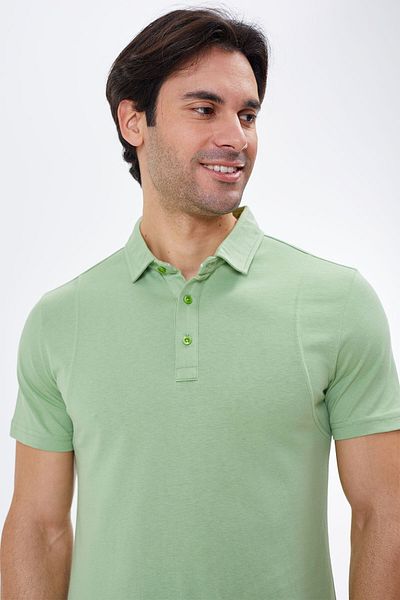 Tony Montana Regular Fit Polo Collar 100% Cotton Embroidery Detailed Men's T-Shirt