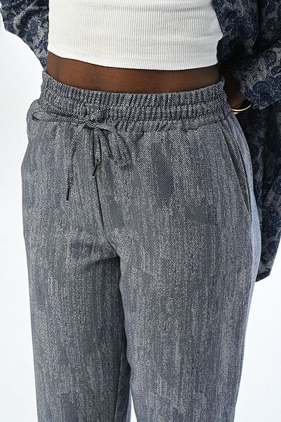 Orfeo Negro WOMEN'S NAVY BLUE COMFORTABLE FIT PANT