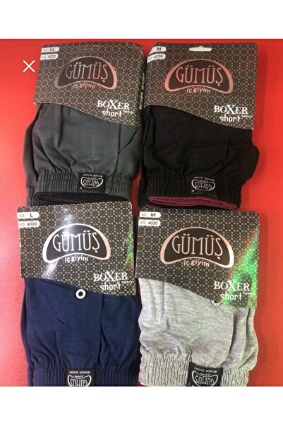 GÜMÜŞ Кърпа за талия 4-пакет мъжки къси боксерки 4020