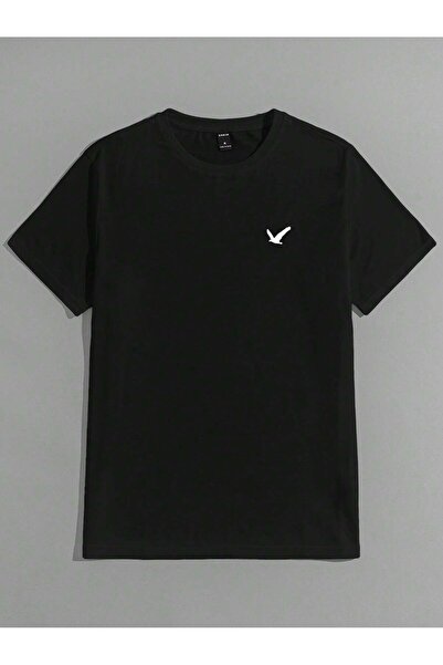 coolart Logo Pasărea Zburătoare - Tricou supradimensionat Syah, cu guler rotu...