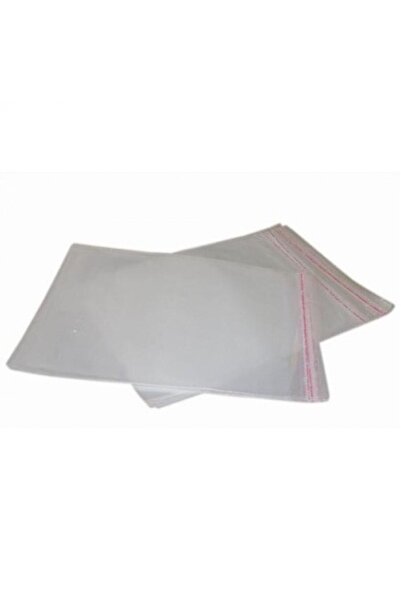 CarpCorn 15x30+5 cm. (15*35) 1.000 Adet - Şeffaf Bantlı Yapışkanlı OPP Jelatin Poşet