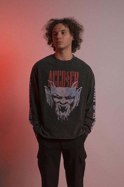 Overdrive Tricou cu mânecă lungă „accuser”.