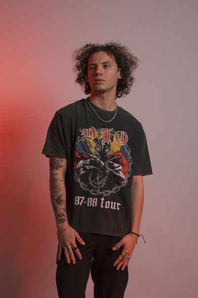 Overdrive Tricou vintage oversize Dio ''87-88 Tour''