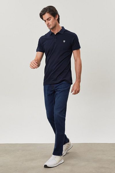Tony Montana Ανδρικό μπλουζάκι Basic Polo Neck - 100% βαμβάκι
