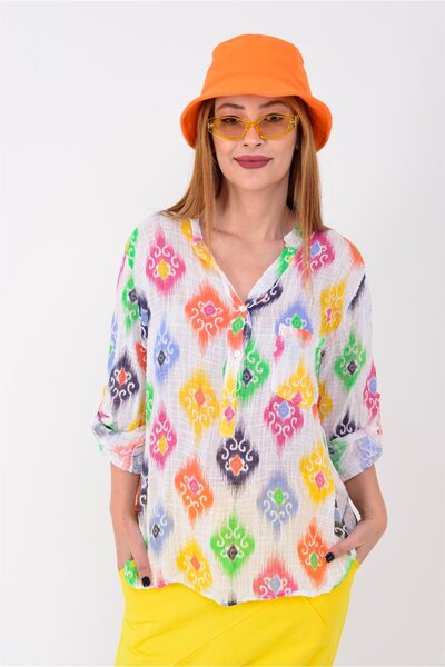 Park Moda 83931 Сорочка з візерунком ікат