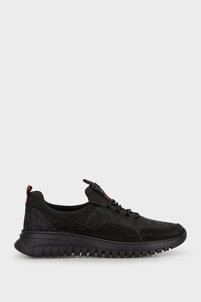 MARCOMEN Men's Genuine Leather Casual Shoes 14057 Black