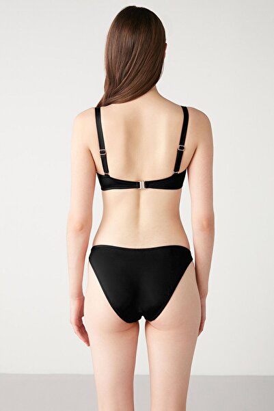 Kom ΣΕΤ μπικίνι μονόχρωμο με λεπτομέρεια με δαχτυλίδι χωρίς κάλυμμα Solena Light Recovery