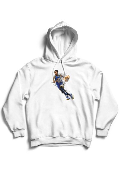 The Baski سويت شيرت بغطاء رأس عالي الجودة مطبوع عليه كرة السلة من ستيفن كاري ...