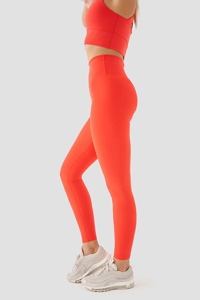 Superstacy Popi High Waist Pomegranate Flower Sports Leggings