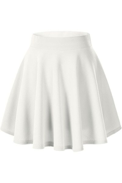 KedyKids Double White Straight Skirt