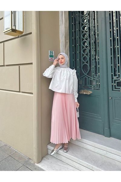 Trend Marfa Hijab πλισέ φούστα