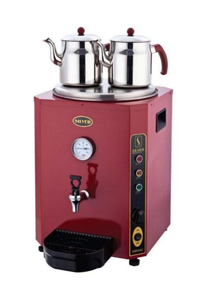 Işıkgaz Silverinox Jumbo 23lit Red Tea Vending Machine - El02k