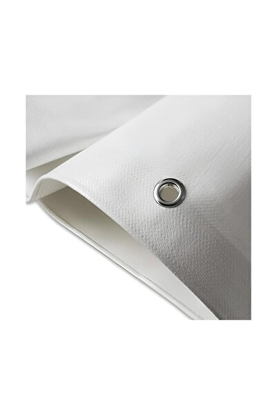 Genel Markalar 4x6  Metre ebatlı Lamineli Branda Çadır Gölgelik Su Toz Geçirmez Beyaz Renk tente