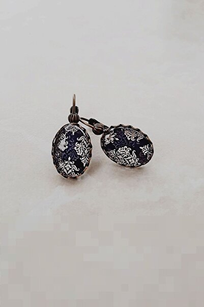 LADYMİRAGE OTANTİK DESENLİ VİNTAGE KÜPE