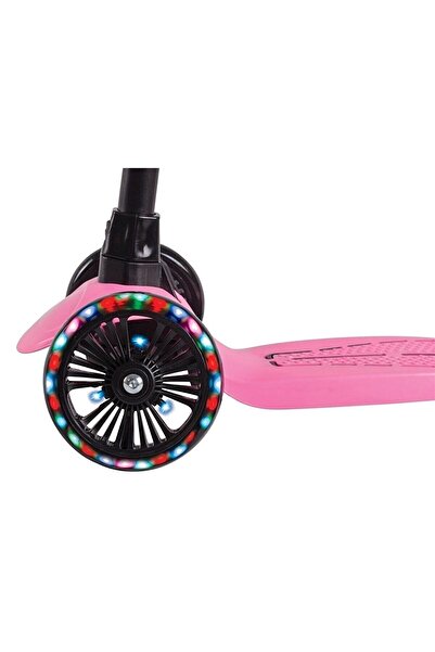 Scooter Dragon Işıklı 3 Tekerlekli Pembe