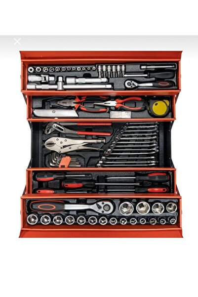 Csr 85 parça dolu Metal takım çantası