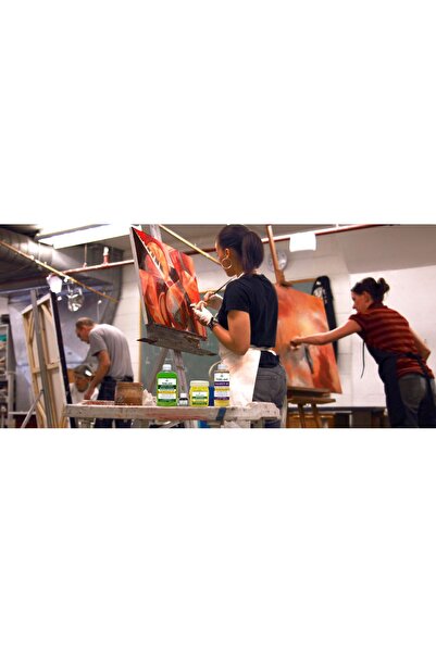 Terlans Yağlı Boya Seti Yardımcı Malzemeler 3 X 100 ml Kokusuz Terebentin Resim Yağı Ve Boya Tem.