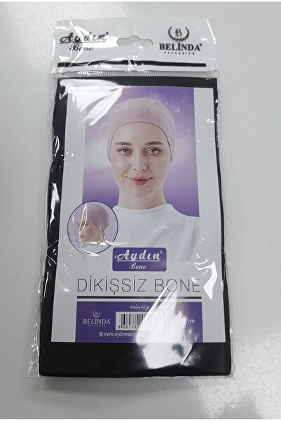 Aydın Bone Seamless Combed Cotton Bonnet Black