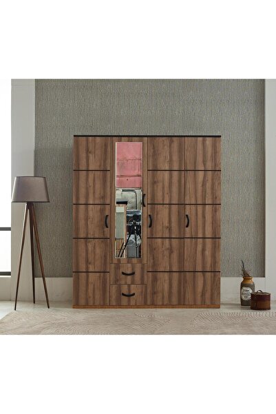 Sare Home Retro 4 kapılı gardırop