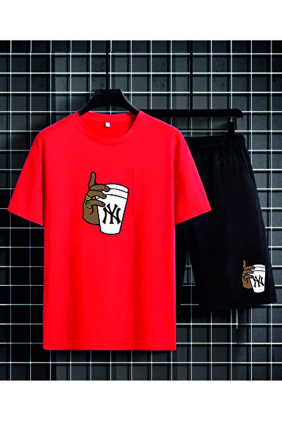 HOFFNUNG Komplet kratke majice i šortsa My Cup Štampano