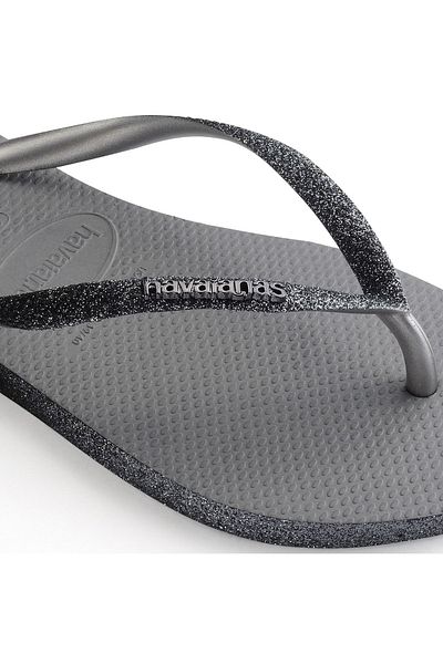 Havaianas Slim Sparkle 2 Silver Women's Slippers