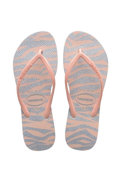 Havaianas Slim Animals Glitter Ballet Rose Women's Slippers