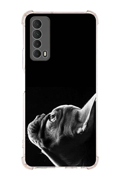 PrintiFy Huawei P Smart 2021 Compatible Dog 1 Printed Transparent Anti-Shock ...