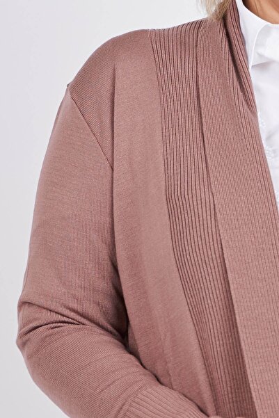 Büşra Triko Women's Powder Long Sleeve Knitwear Cardigan 3997222