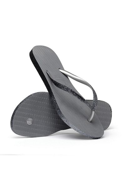 Havaianas Slim Sparkle 2 Silver Women's Slippers