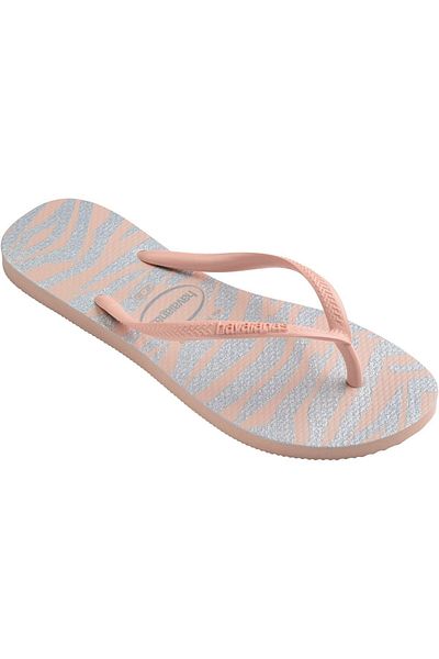 Havaianas Slim Animals Glitter Ballet Rose Women's Slippers