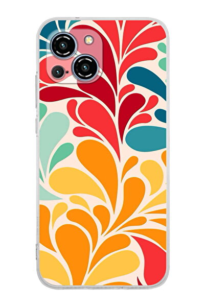 PrintiFy Retro Color 5 Camera Protection Transparent Case Compatible with Reeder S23 Pro Max